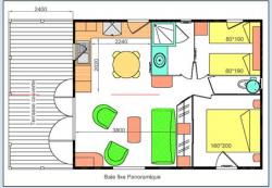 Camping Du Parc De La Fontaine : 41 Chalet2